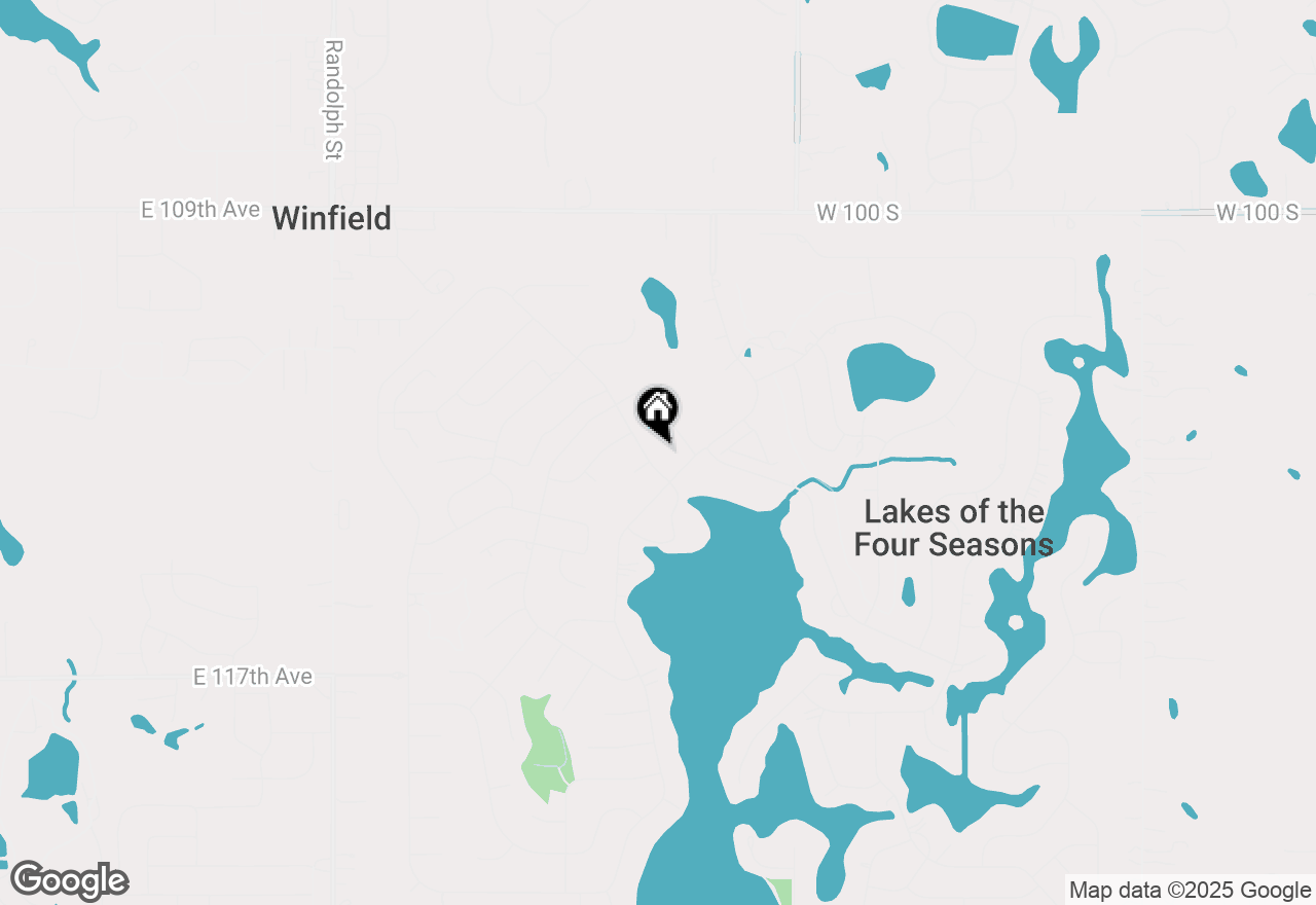 Map of 3587 Kingsway Drive, Crown Point, IN 46307