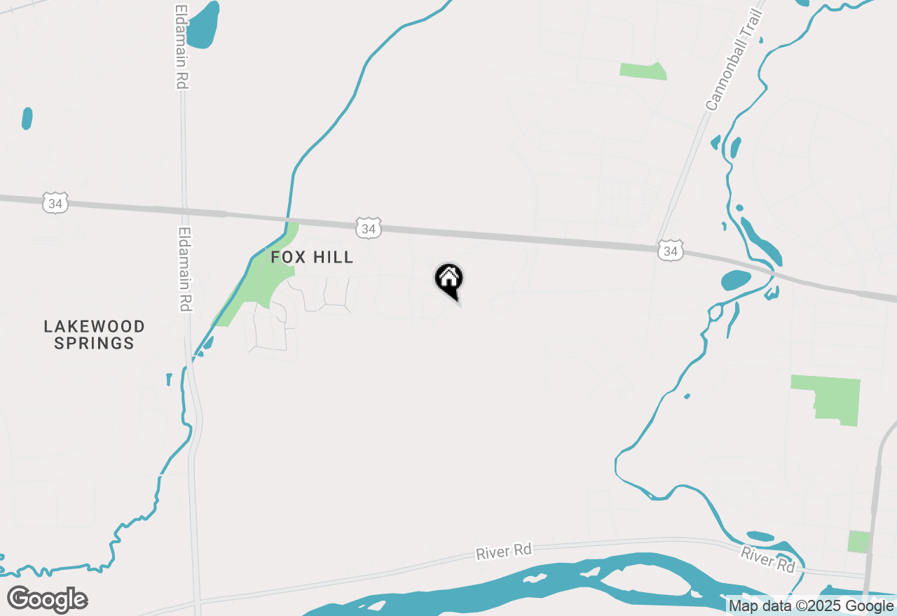 Map of 1319 Chestnut Lane, Yorkville, IL 60560