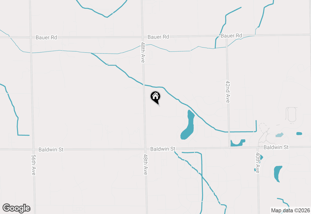 Map of 4649 Hidden Ridge Drive, Hudsonville, MI 49426