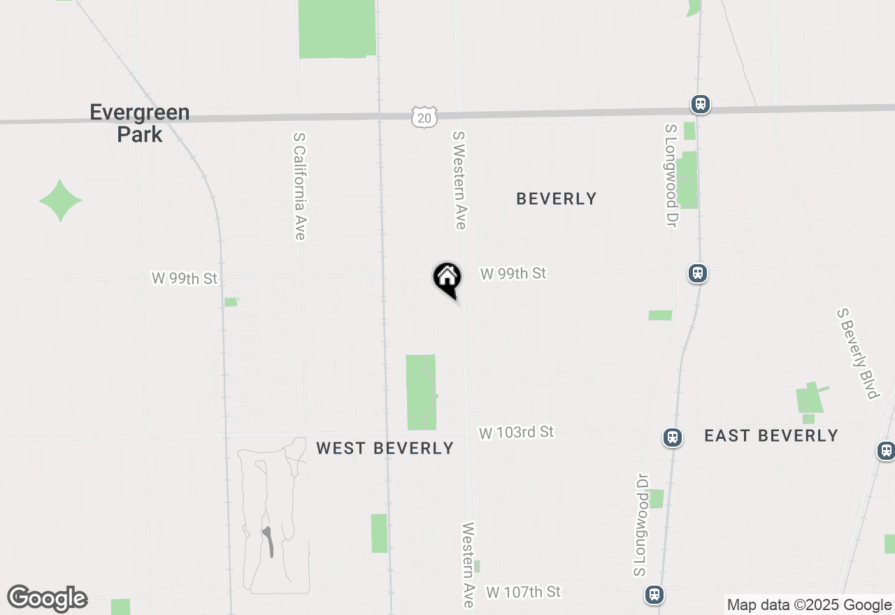 Map of 9951 S Artesian Avenue, Chicago, IL 60655