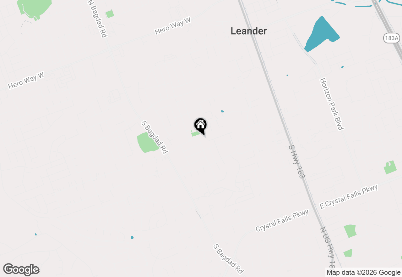 Map of 804 Moon Glow Dr, Leander, TX 78641