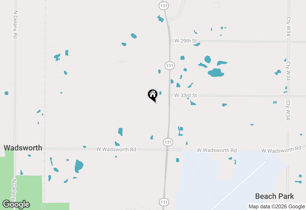 Map of 12780 W Wakefield Drive, Beach Park, IL 60083