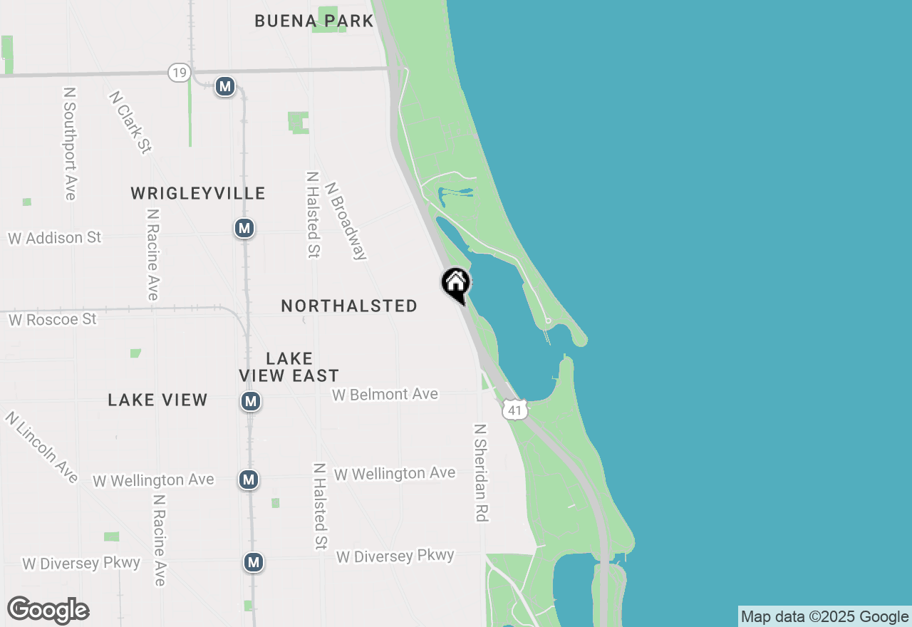 Map of 3400 N Lake Shore Drive #3EF, Chicago, IL 60657