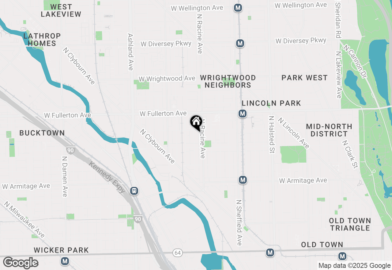 Map of 2245 N Magnolia Avenue, Chicago, IL 60614