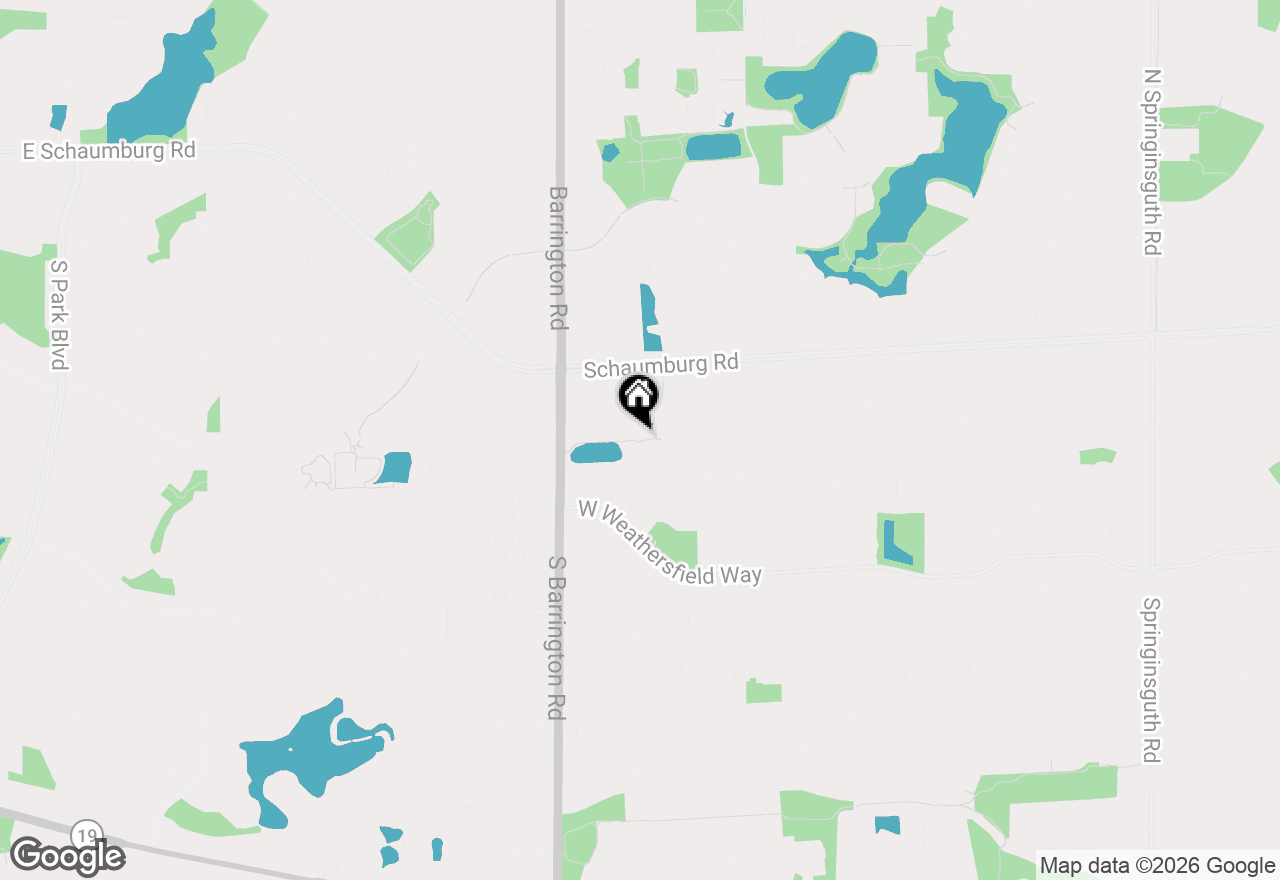 Map of 201 Charleston Court #3, Schaumburg, IL 60193