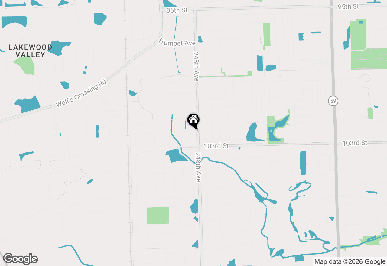 Map of 3908 Nannyberry Street, Naperville, IL 60564