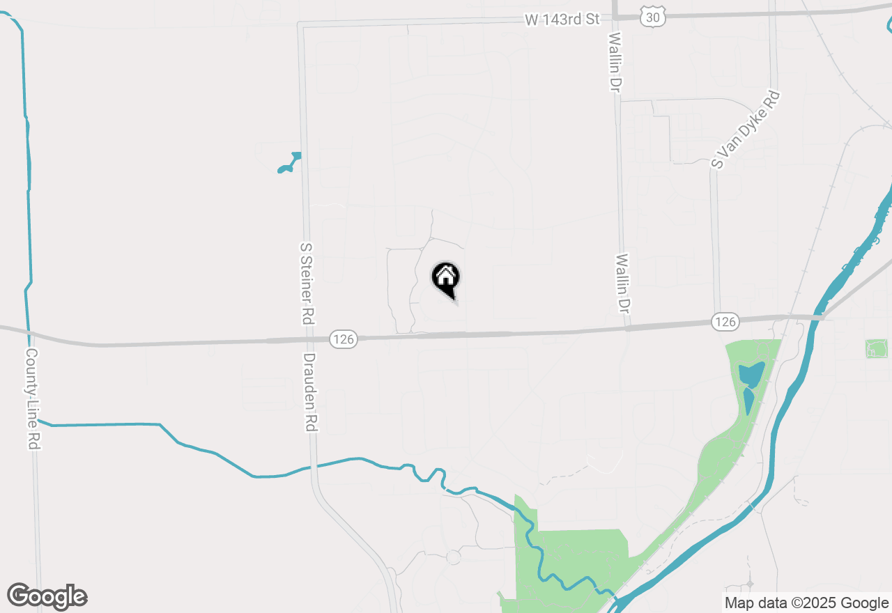 Map of 25230 Soldier Court, Plainfield, IL 60544