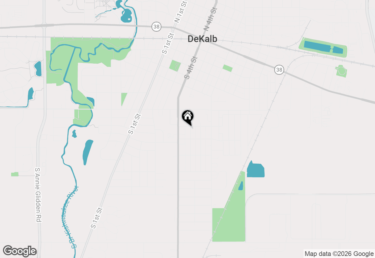 Map of 905 S 5th Street, Dekalb, IL 60115