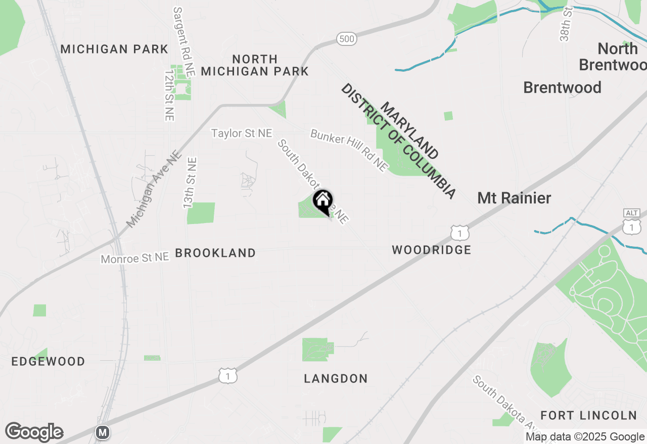 Map of 1921 Otis Street Ne, Washington, DC 20018