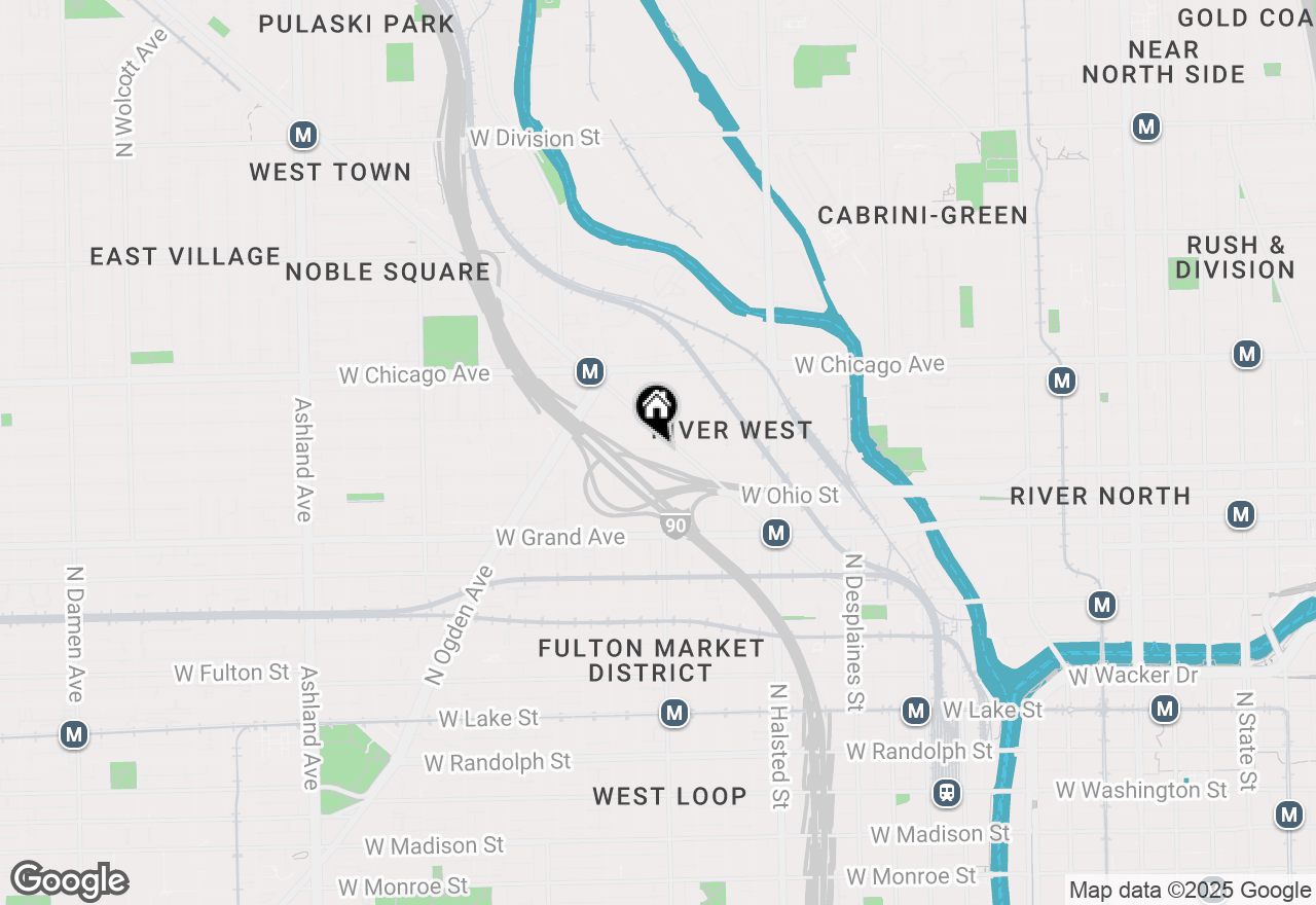 Map of 650 N Morgan Street #303, Chicago, IL 60642