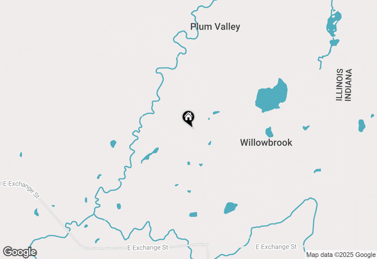 Map of 24357 S Plum Valley Drive, Crete, IL 60417
