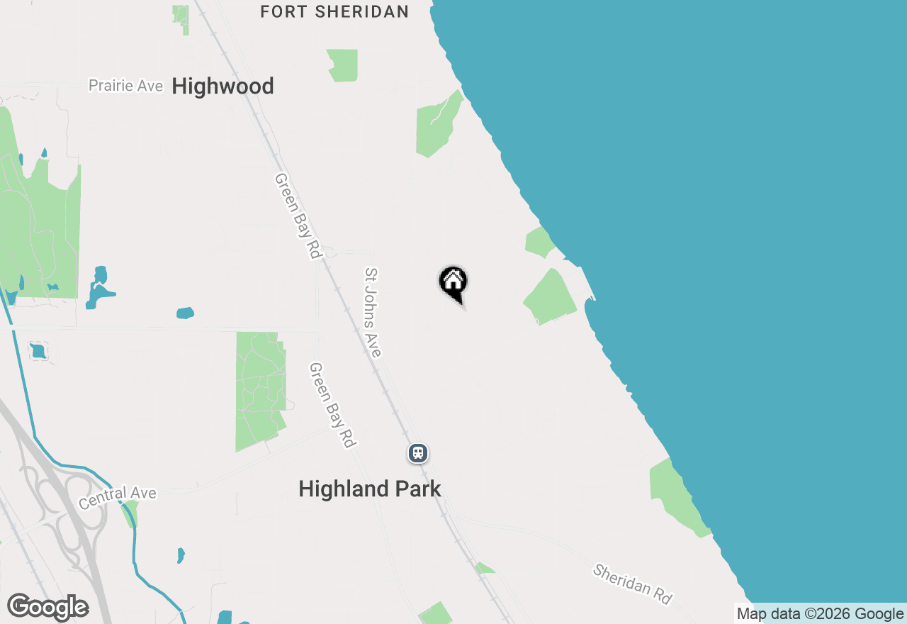 Map of 310 Linden Park Place, Highland Park, IL 60035