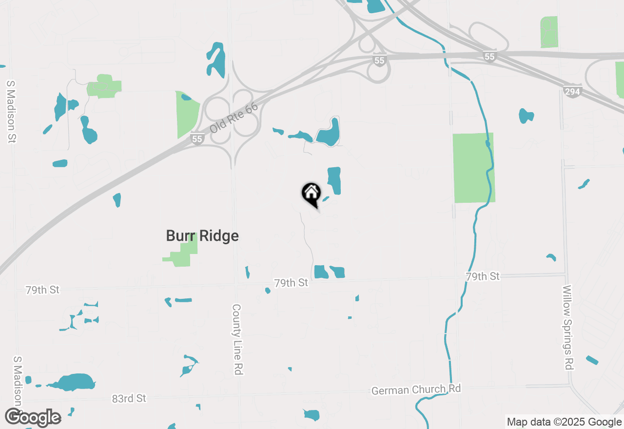 Map of 121 Northgate Place, Burr Ridge, IL 60527