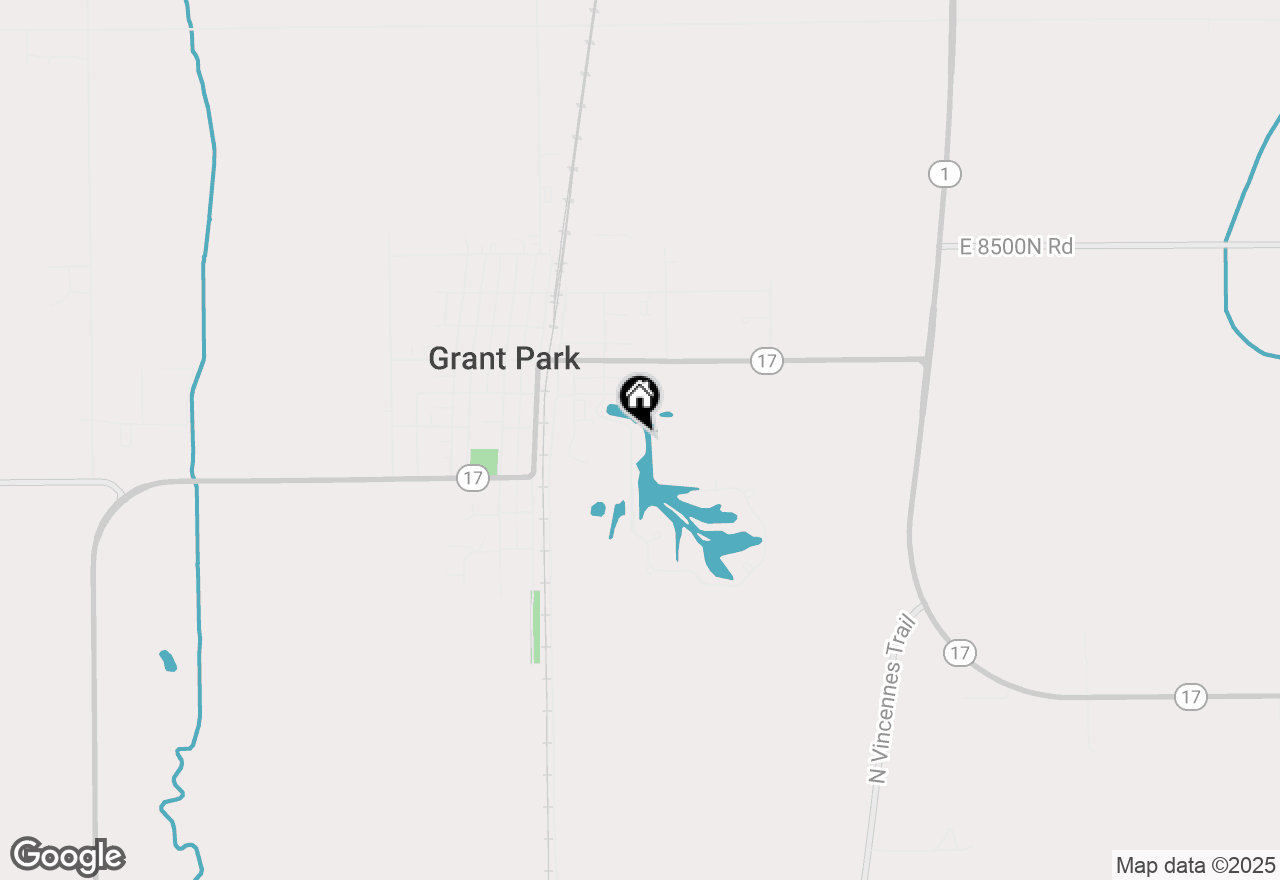 Map of 2 Lake Metonga Trail, Grant Park, IL 60940