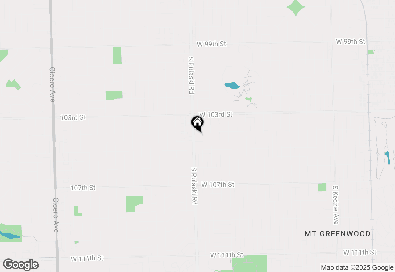 Map of 3959 W 104th Street #1-A, Chicago, IL 60655
