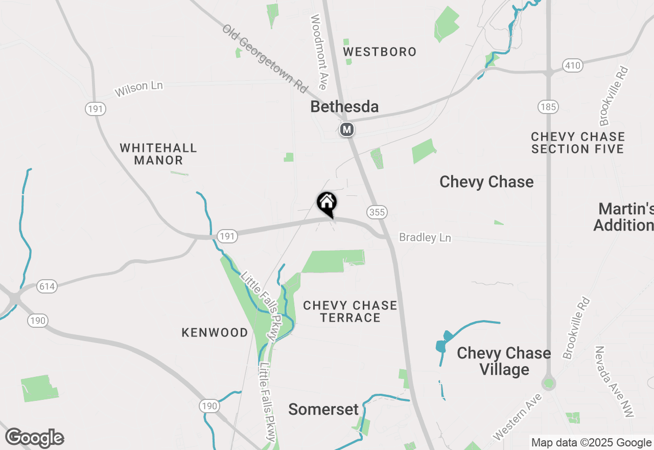 Map of 4856 Bradley Boulevard #226, Chevy Chase, MD 20815