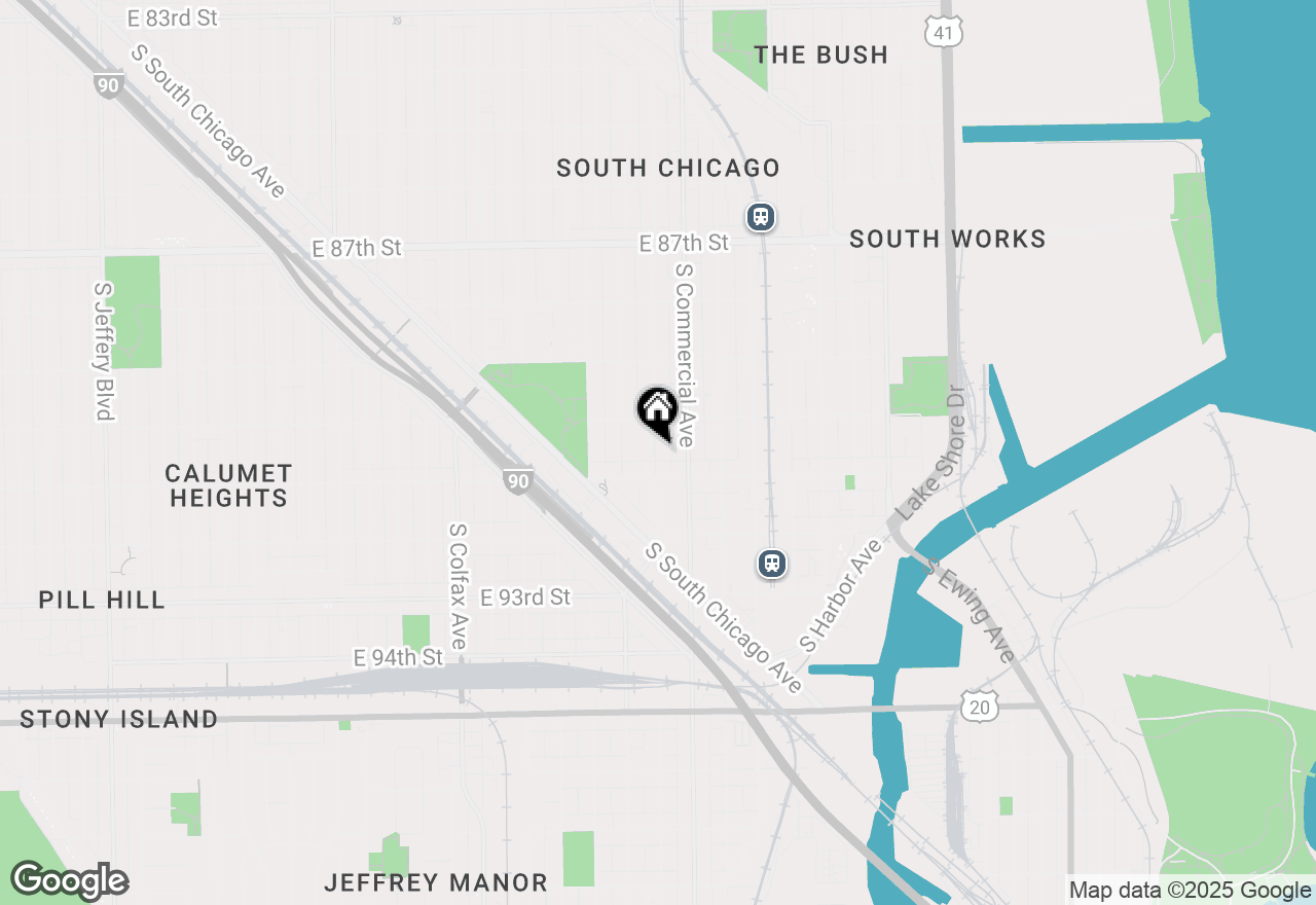 Map of 9035 S Exchange Avenue #2, Chicago, IL 60617