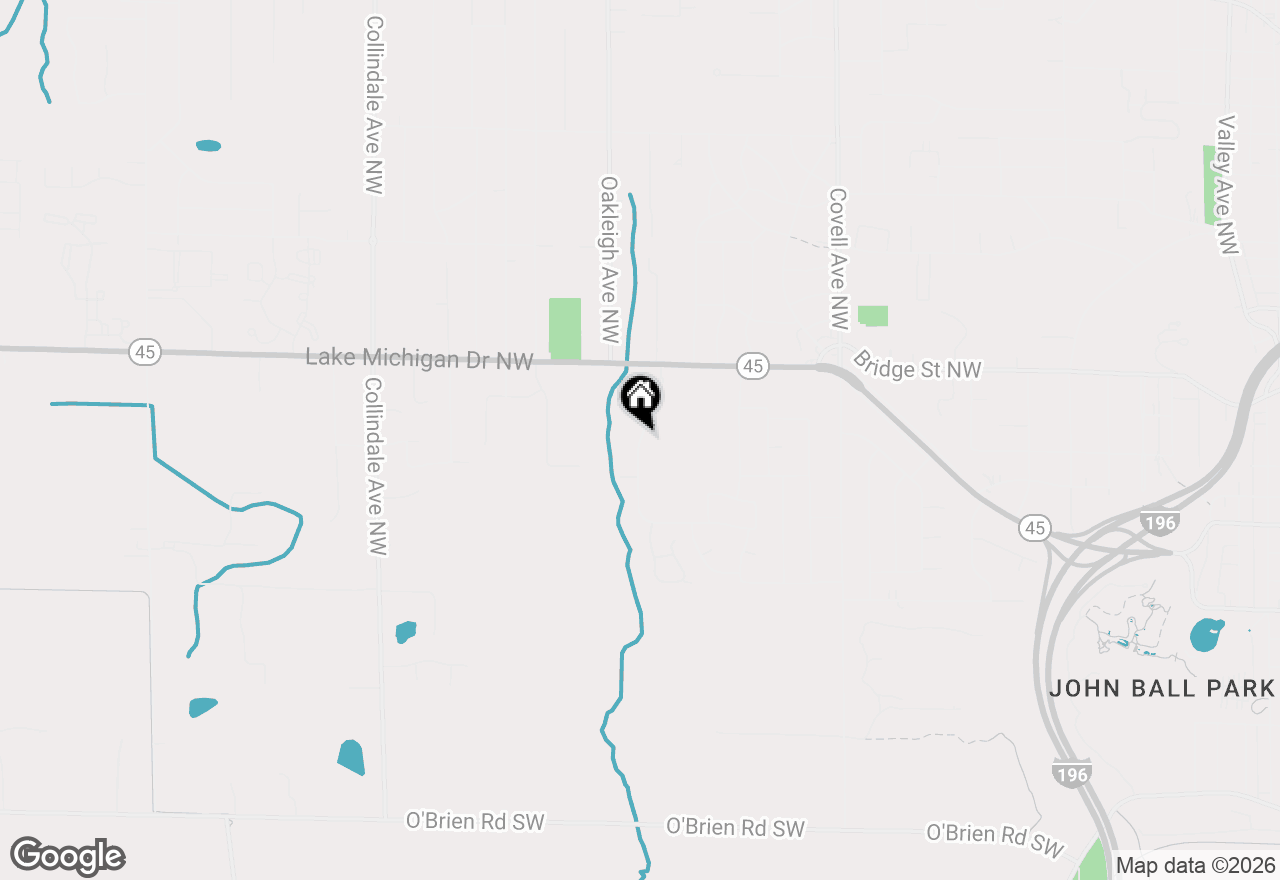 Map of 246 Bona Vista Drive Nw, Grand Rapids, MI 49504