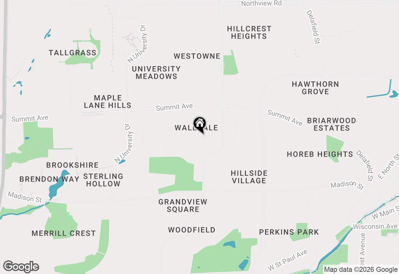 Map of 1974 Jan Ave, Waukesha, WI 53188
