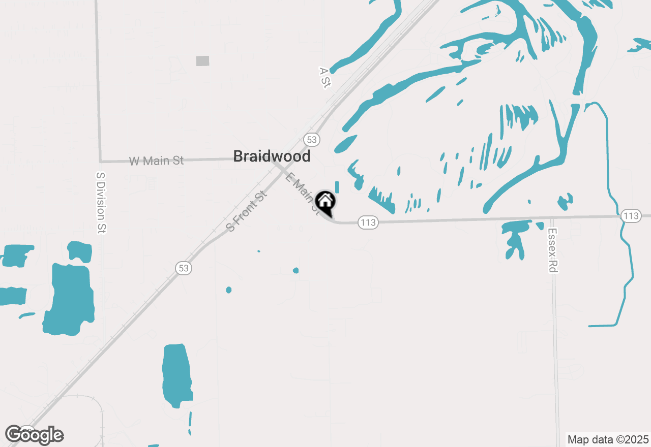 Map of 405 E Reed Street #12, Braidwood, IL 60408