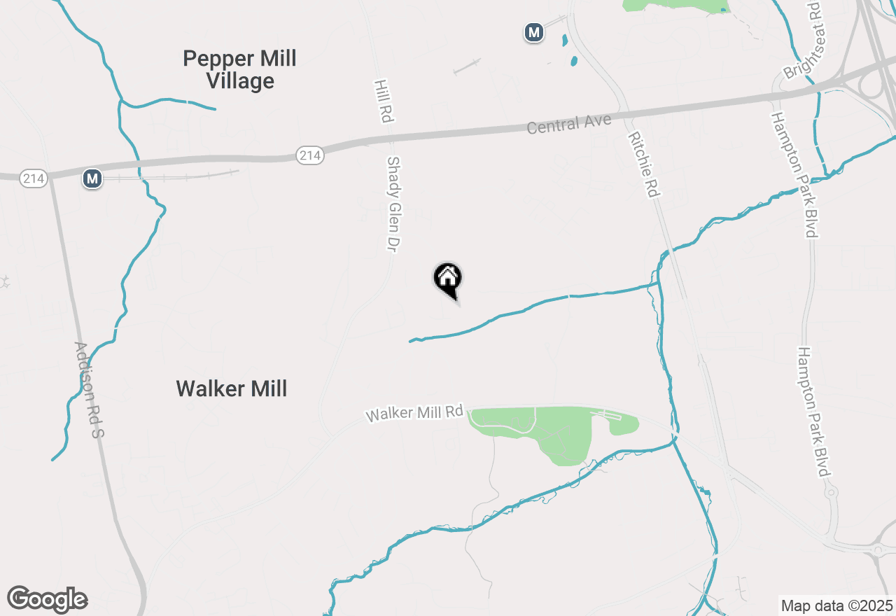 Map of 610 Millwoof Drive, Capitol Heights, MD 20743