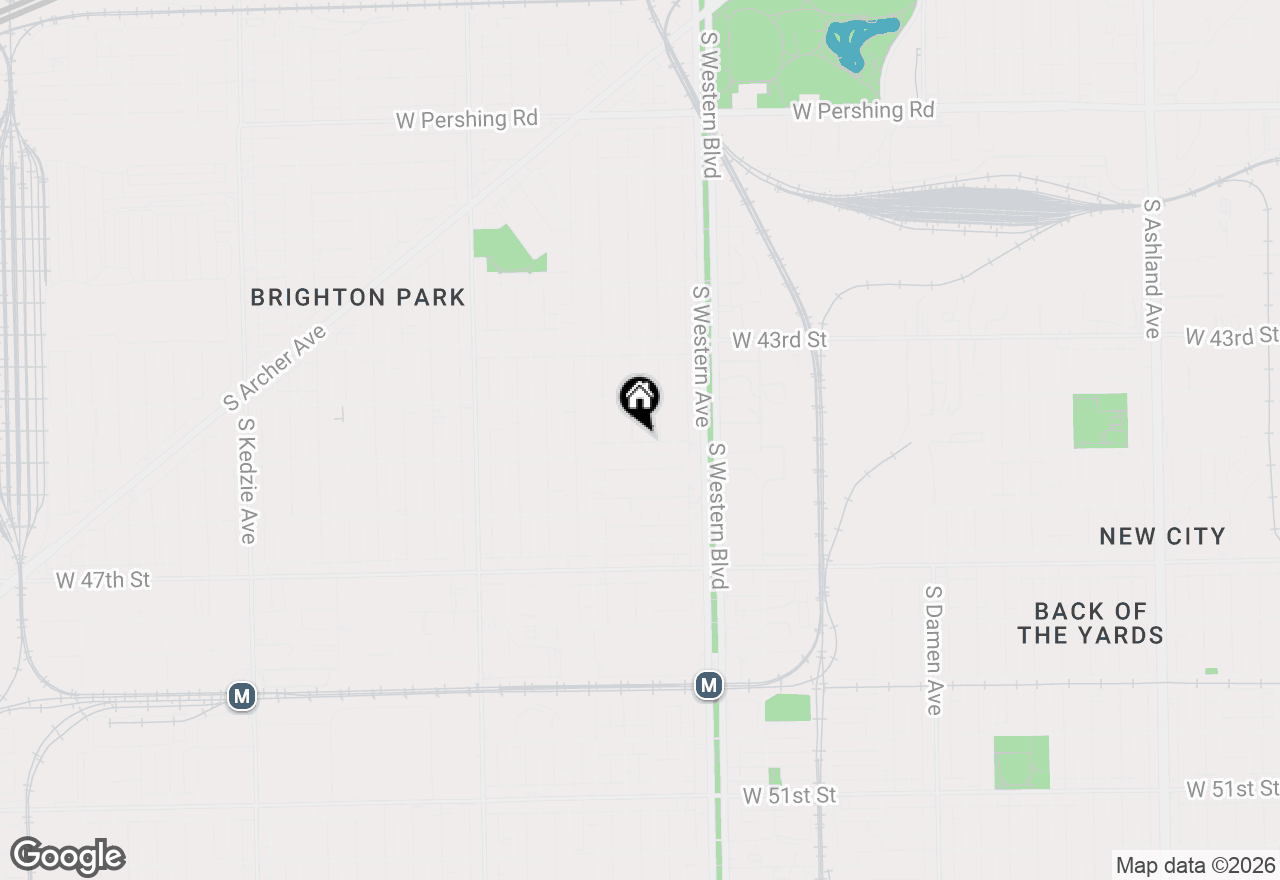 Map of 4444 S Campbell Avenue, Chicago, IL 60632