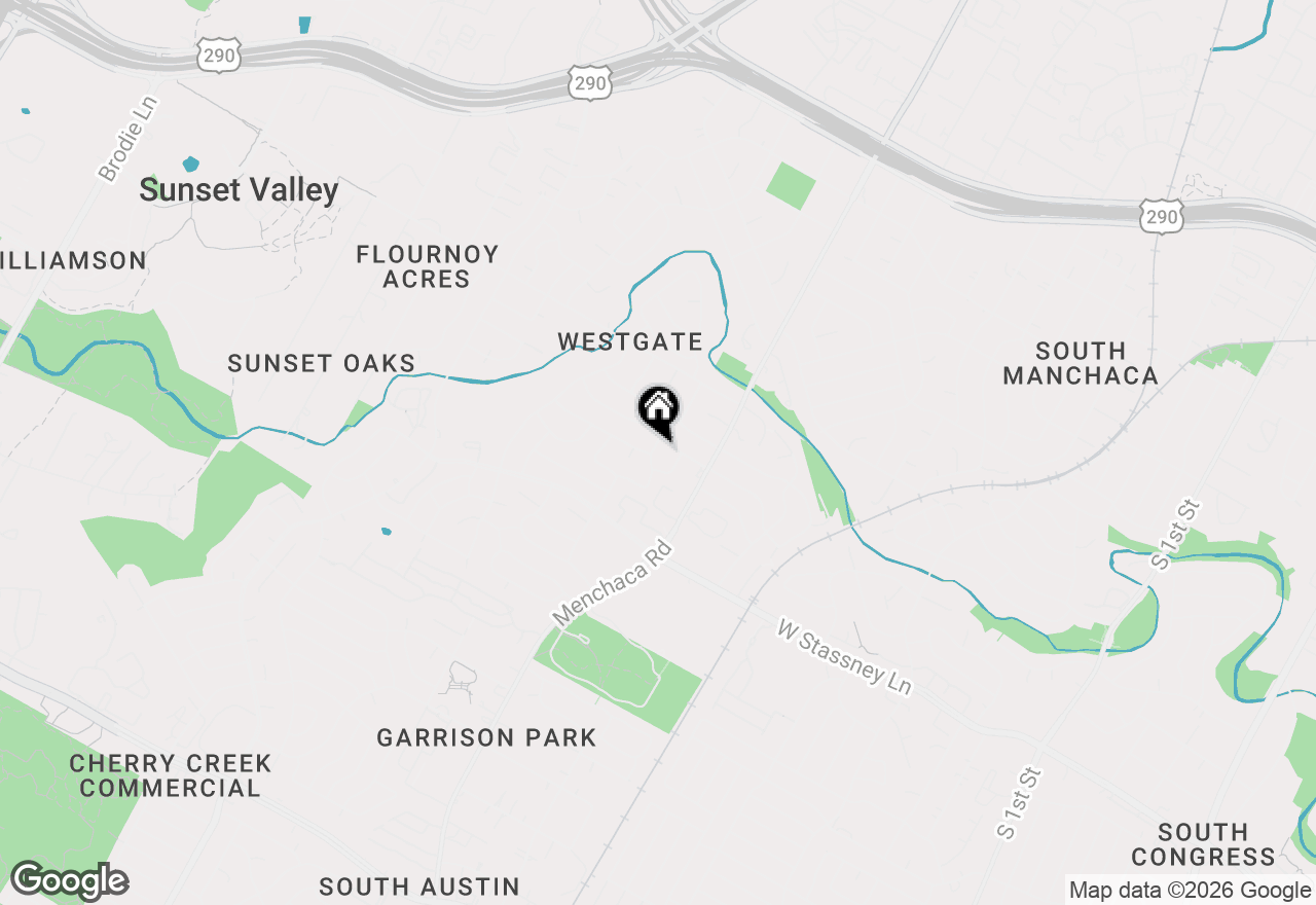 Map of 5305 Fairmont Cir, Austin, TX 78745