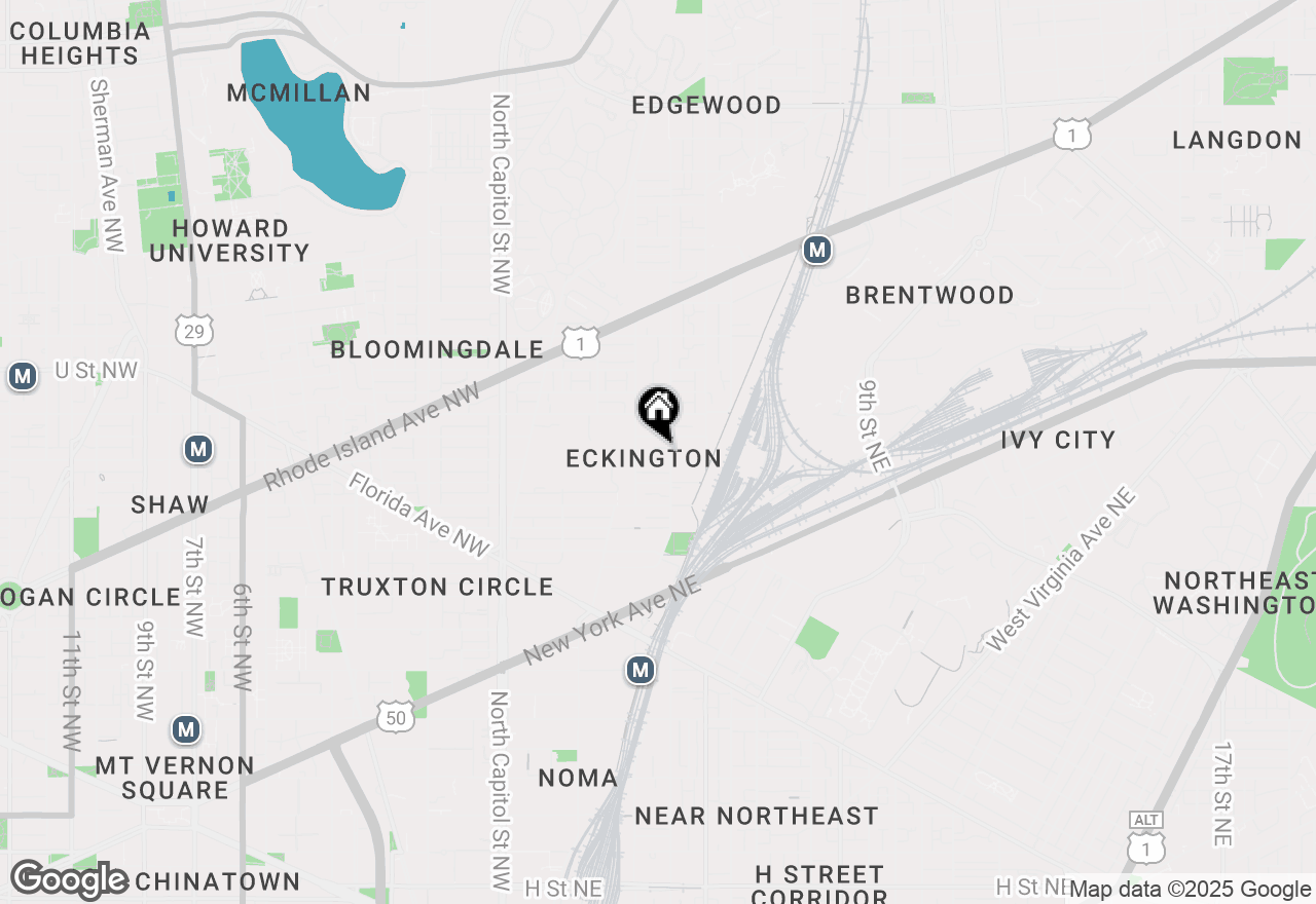 Map of 224 S Street Ne #2, Washington, DC 20002