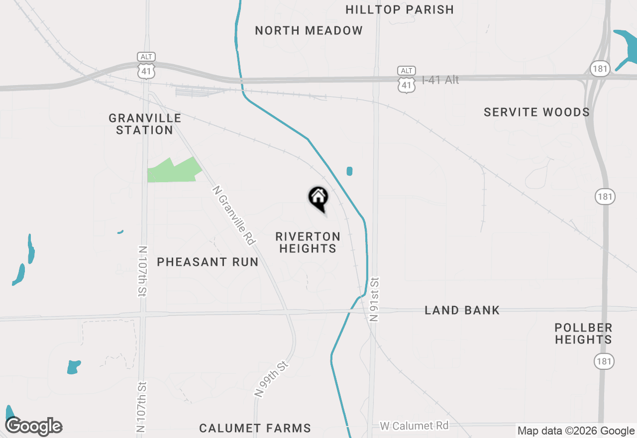 Map of 9329 W Fairlane Ct, Milwaukee, WI 53224