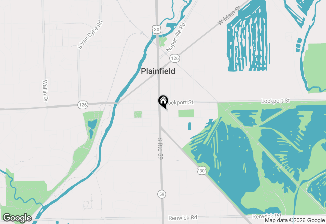 Map of 23929 W Chicago Street, Plainfield, IL 60544