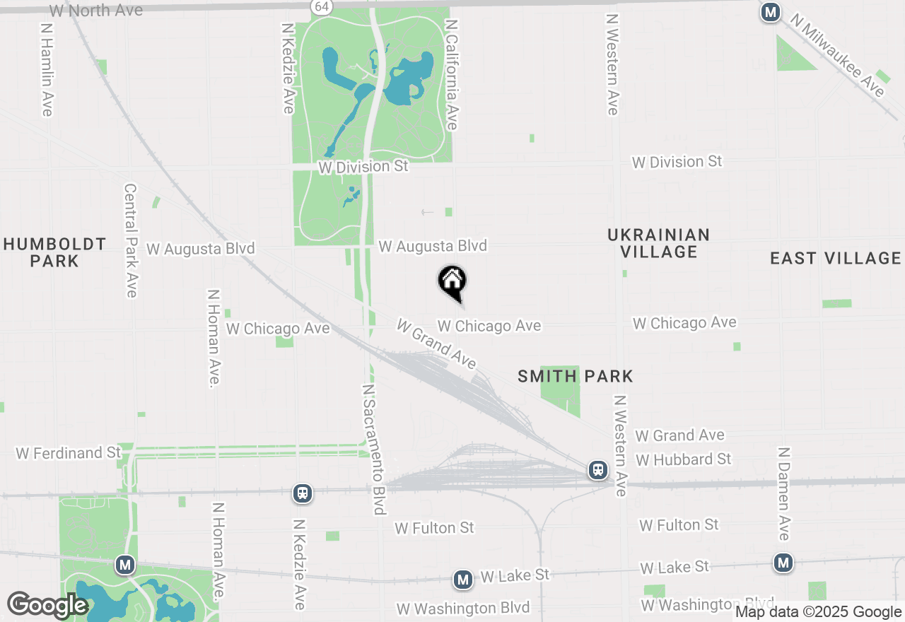 Map of 820 N California Avenue #4, Chicago, IL 60622