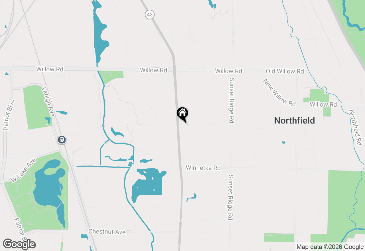 Map of 281 Waukegan Road, Northfield, IL 60093