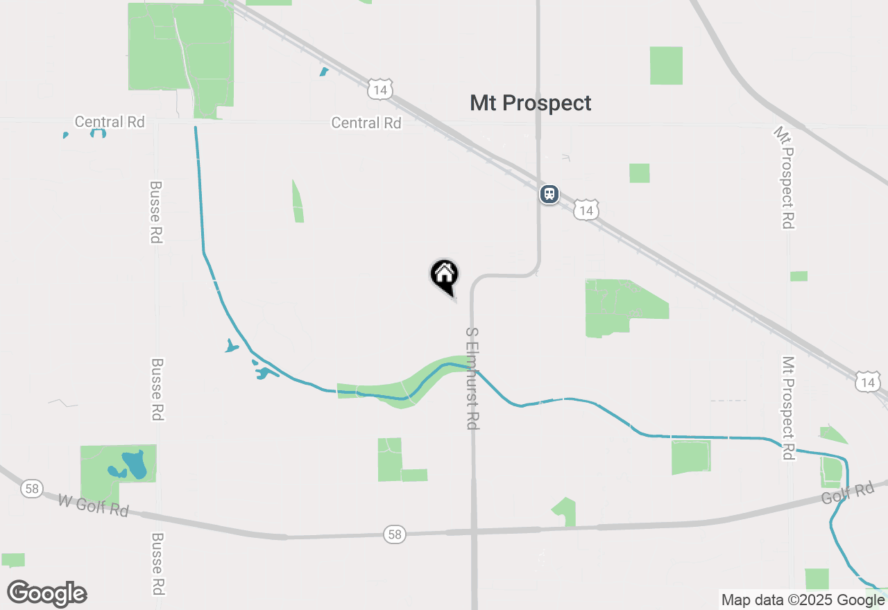 Map of 414 S I-oka Avenue, Mount Prospect, IL 60056