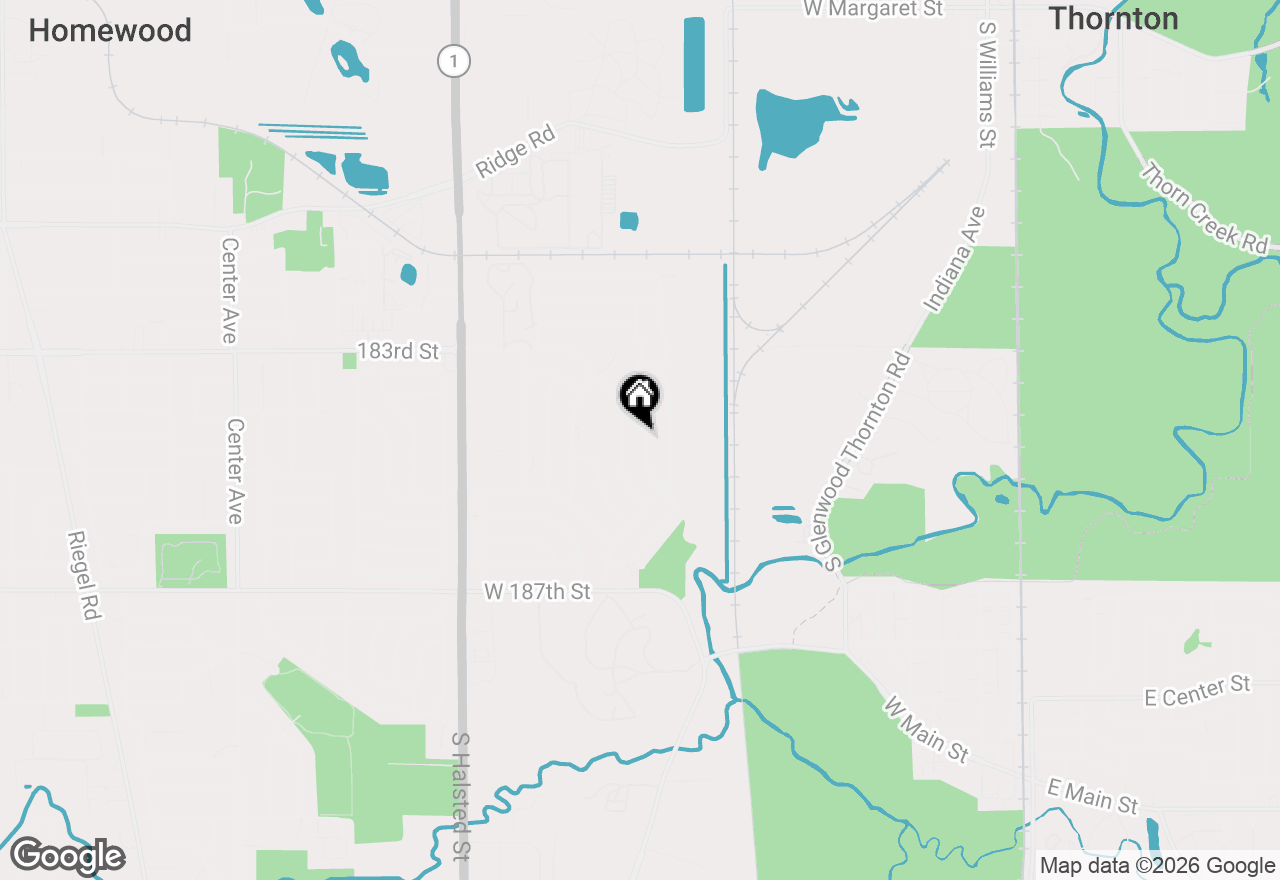 Map of 434 N Park Drive, Glenwood, IL 60425