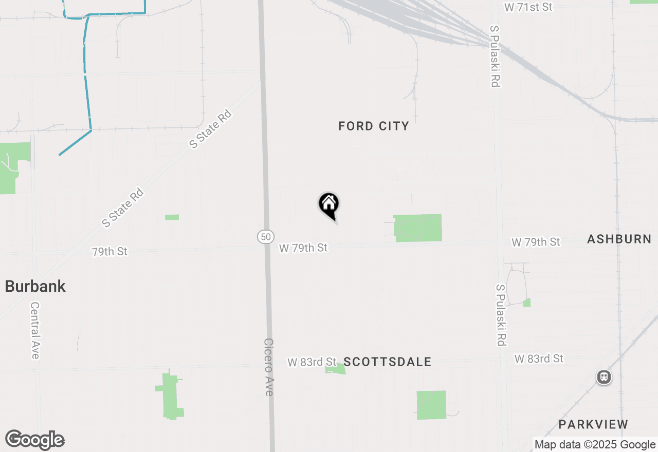 Map of 7817 S Kenton Avenue, Chicago, IL 60652