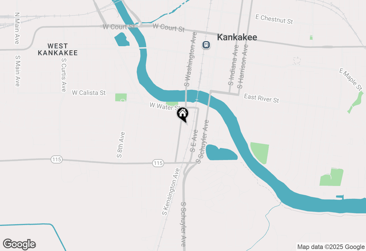 Map of 940 S Washington Avenue, Kankakee, IL 60901