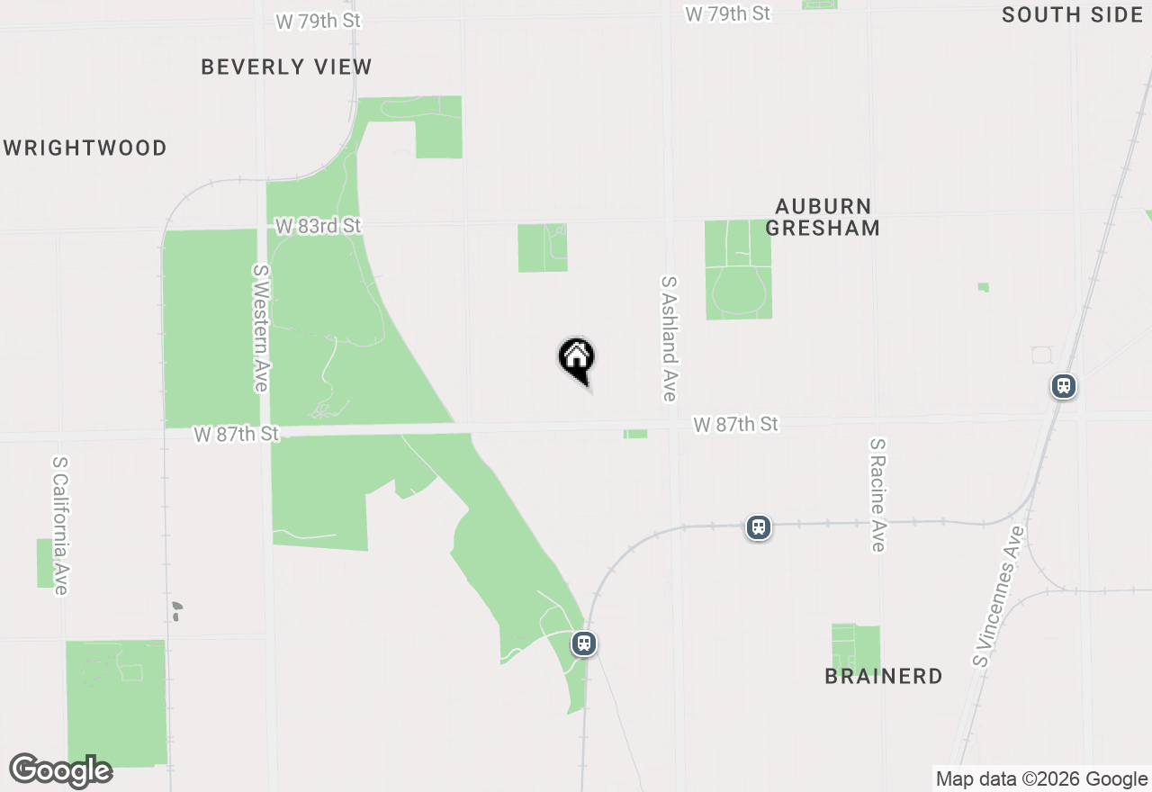 Map of 8623 S Wood Avenue, Chicago, IL 60620