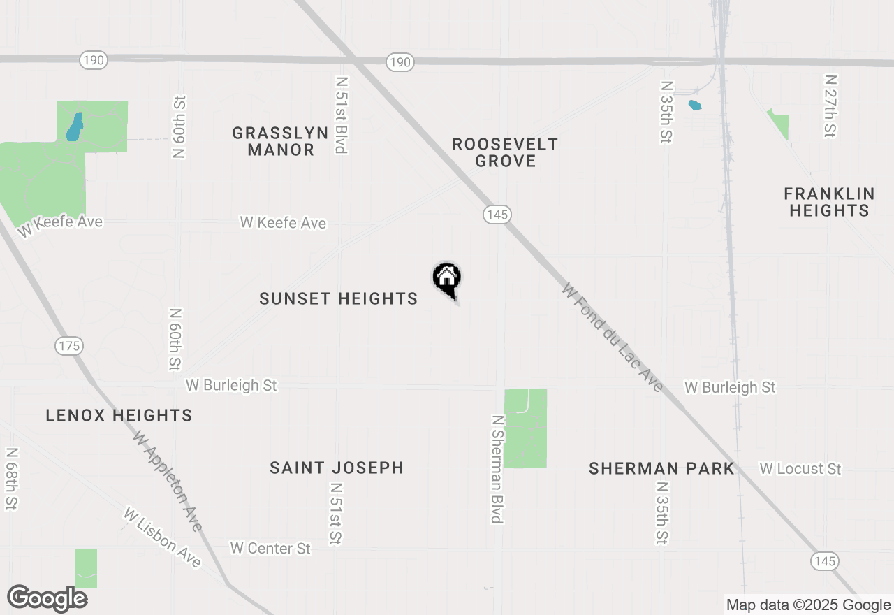 Map of 3125 N 48th St #3127, Milwaukee, WI 53216