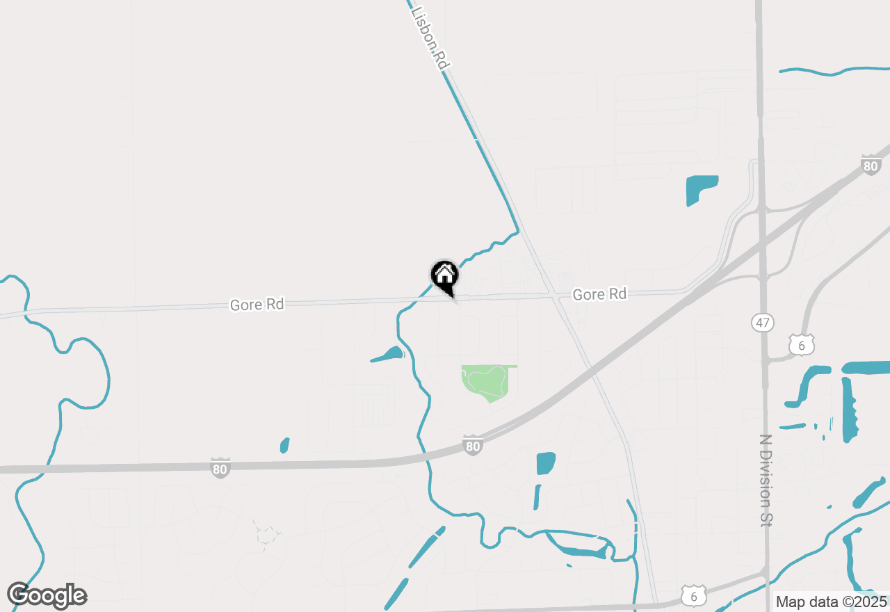 Map of 2697 Creekside Lane, Morris, IL 60450