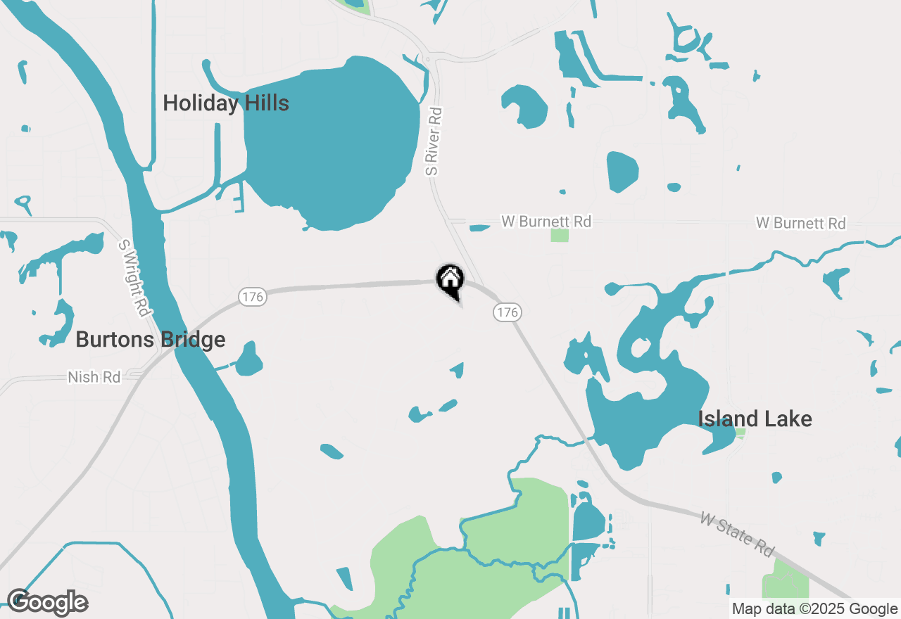 Map of 605 Yale Lane, Island Lake, IL 60042