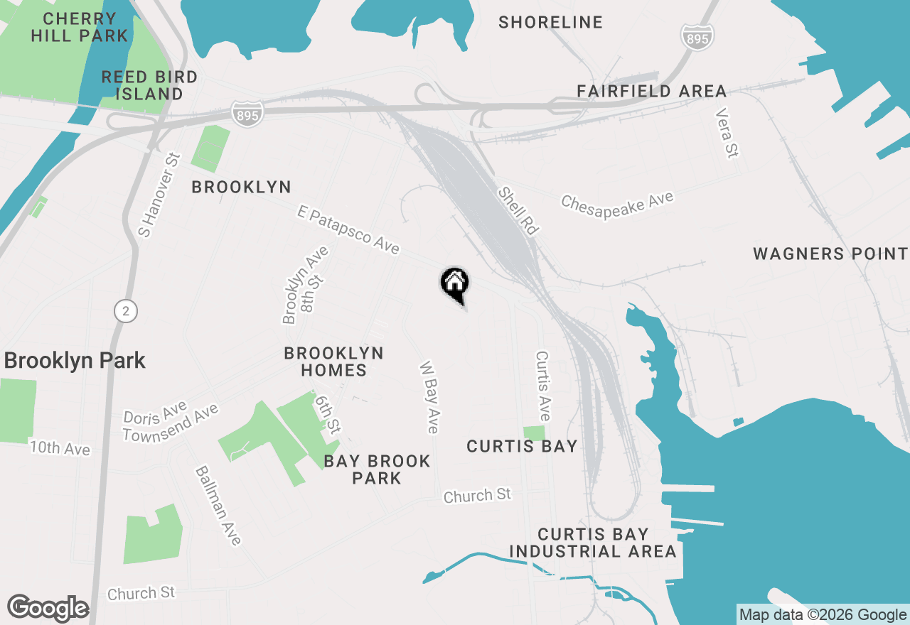 Map of 1146 Monroe Circle, Baltimore, MD 21225