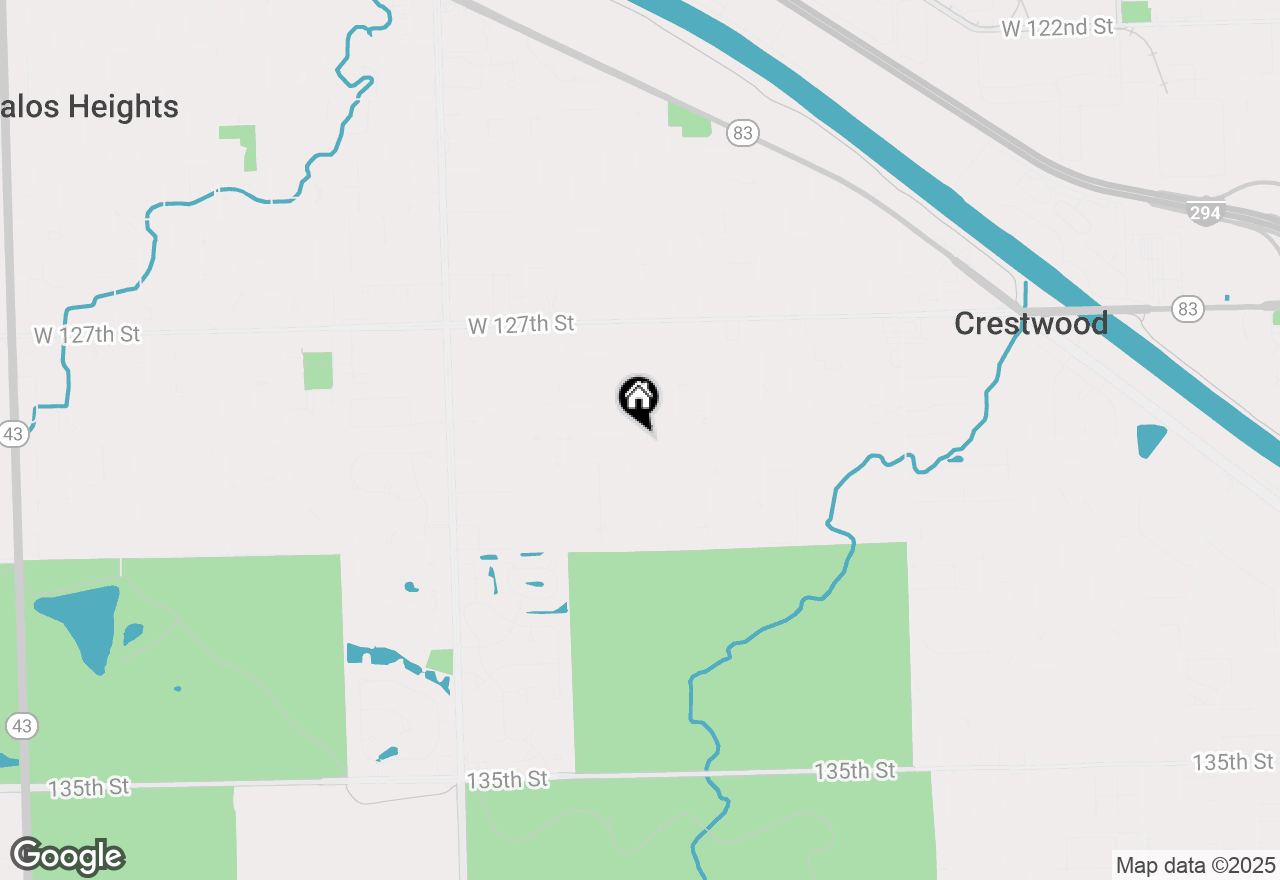 Map of 6031 W 129th Street, Palos Heights, IL 60463