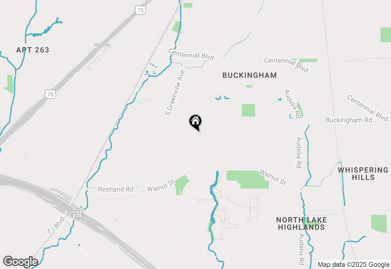 Map of 422 Tiffany Trail, Richardson, TX 75081