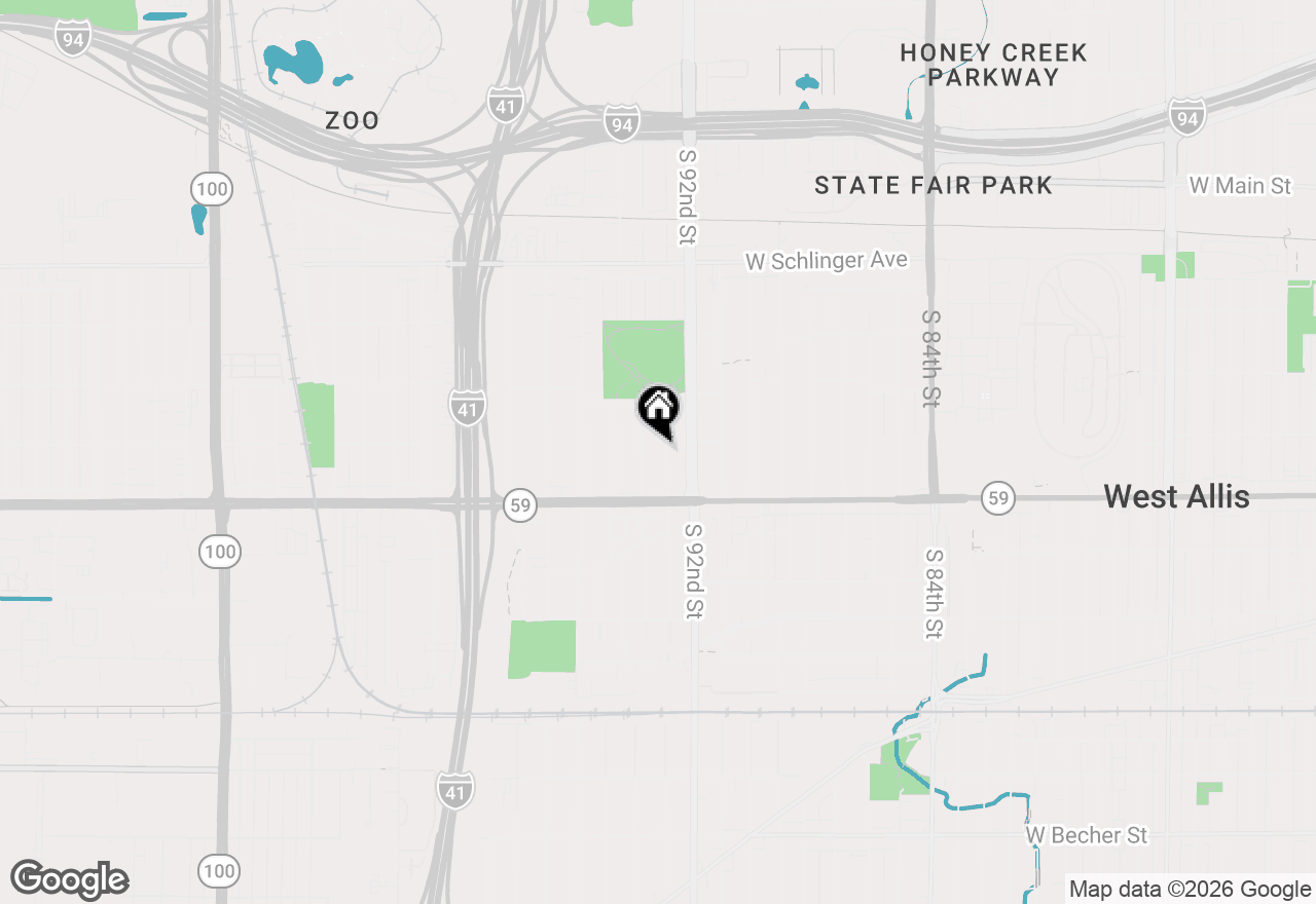 Map of 1309 S 93rd St #1311, West Allis, WI 53214