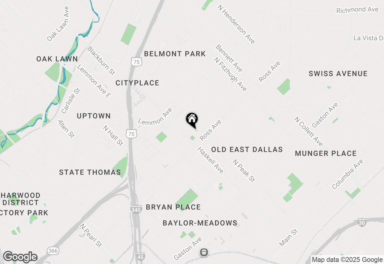 Map of 4205 Roseland Avenue #202, Dallas, TX 75204