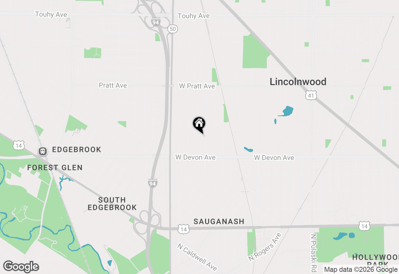 Map of 6505 N Knox Avenue, Lincolnwood, IL 60645