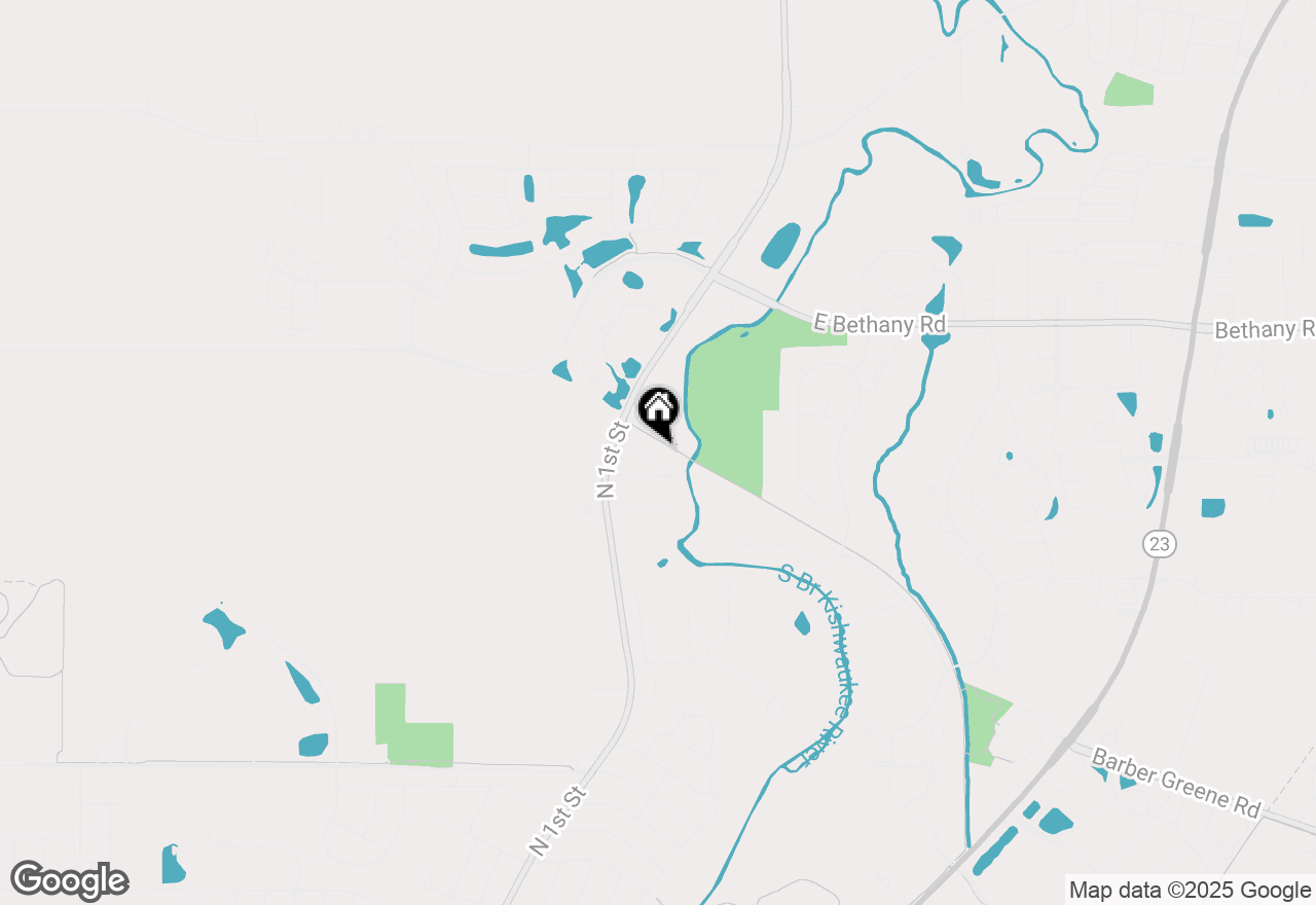 Map of 119 Kishwaukee Lane, Dekalb, IL 60115