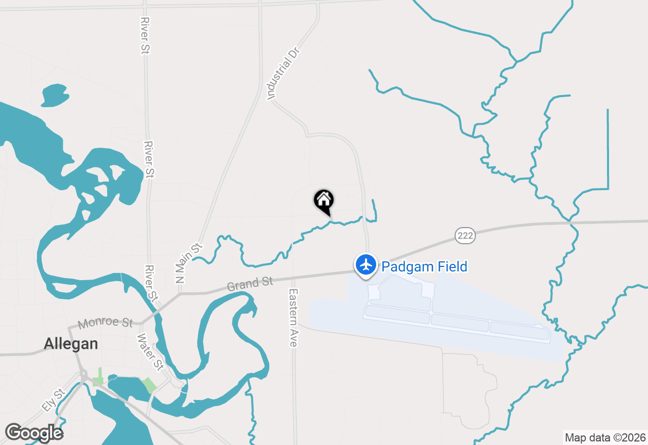 Map of 258 Lowe Street, Allegan, MI 49010