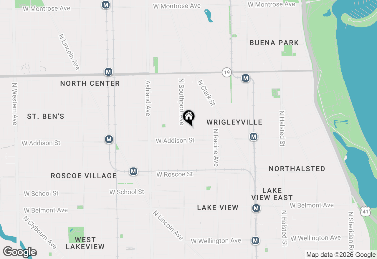 Map of 3638 N Wayne Avenue, Chicago, IL 60613