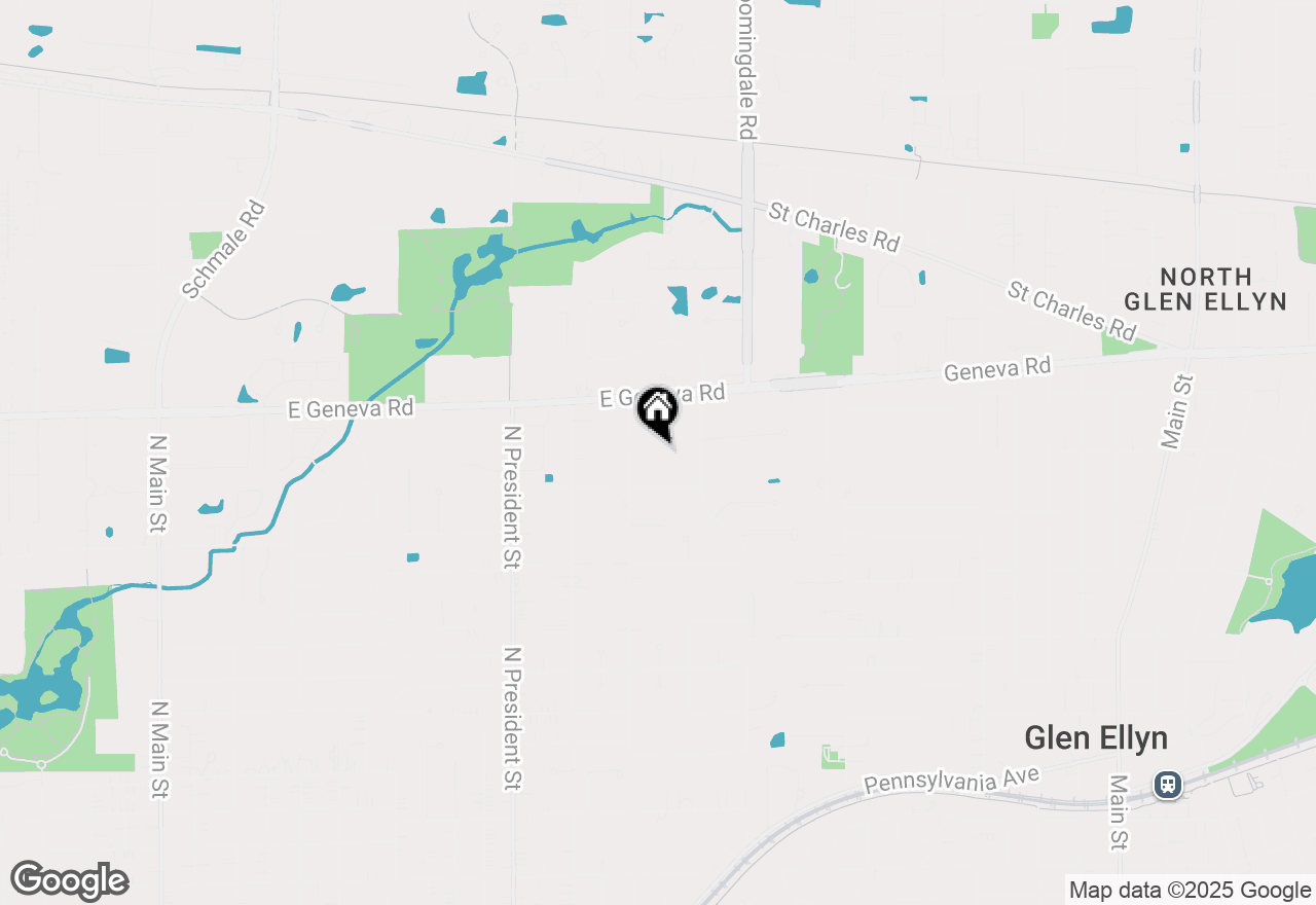 Map of 2030 Nachtman Court, Wheaton, IL 60187